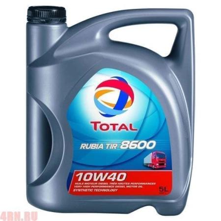 Масло Total 8600 Rubia TIR 10W40 моторное 5л артикул 148590