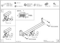 Фаркоп Galia быстросъемный для BMW X3 (F25) (2010-2014) № B019C