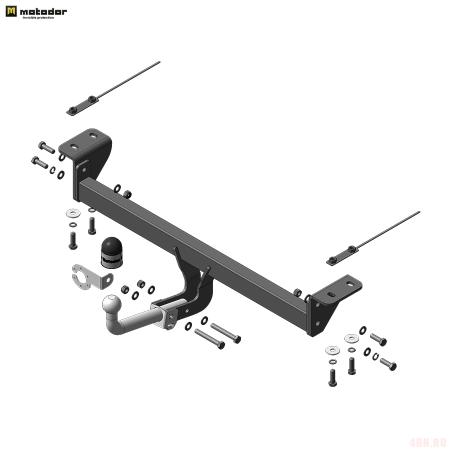 Фаркоп для Geely Coolray (2020-2024) № 94202-A