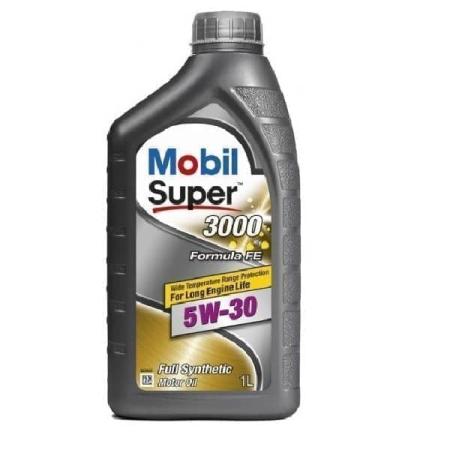 Масло моторное 5W30 MOBIL 1л. синтетика MOBIL SUPER 3000 X1 FORMULA FE артикул 152565