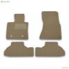 Коврики салона Klever текстильные Premium для BMW X6 (F16) (2014-2019) бежевые № KLEVER04053822112kh