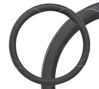 фотографии оплетка из искусственной кожи с перфорацией (черный), l 40см awc-sl-01l