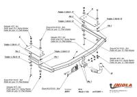 Фаркоп Imiola для Mazda 6 хэтчбек 5дв. (2003-2008) № X.011