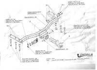 Фаркоп Imiola под квадрат для Lexus RX (2010-2015) № T.201