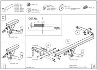 Фаркоп Galia для Opel Mokka (2012-2019) № O063A