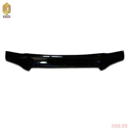 Дефлектор капота CA Plastic Classic черный для Nissan Terrano (2002-2006) № 2010010105419