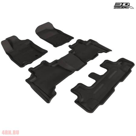 Коврики салона Sotra Liner 3D Lux для Land Rover Discovery 3 (2005-2010) 3 ряда № ST 74-00320