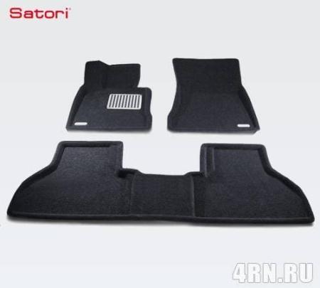 Коврики салона Satori Liner 3D Basic текстильные для BMW X6 (E71) (2008-2014) № SI 05-00127