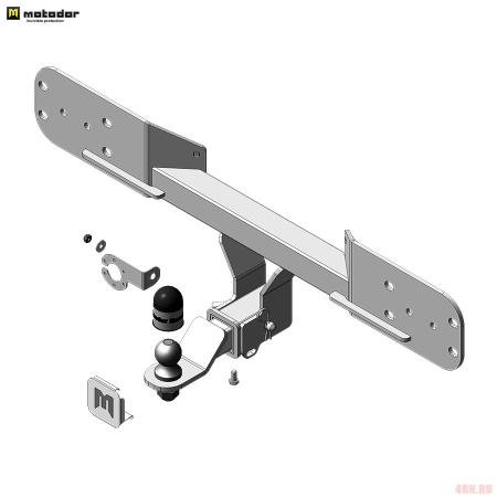 Фаркоп для Land Rover Defender (2020-2024) № 93202-E