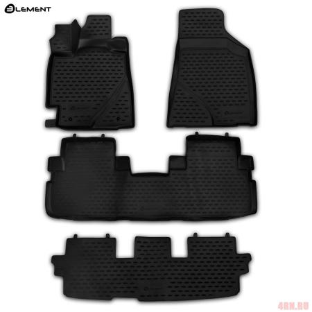 Коврики салона Element 3D Standart для Toyota Highlander (2010-2014) № NLC.3D.48.50.210kh