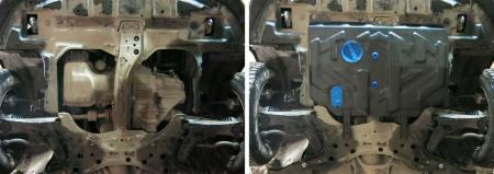 Защита двигателя и КПП для Geely Vision (2008-2011) № 111.1902.1