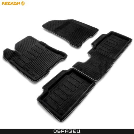 Коврики салона Rezkon 3D текстильные для Chevrolet Niva (2123) (2002-2009) № 4039040100