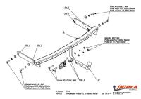 Фаркоп Imiola для Volkswagen Passat CC (2012-2017) № W.036