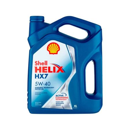 Масло моторное Shell Helix HX7 SN+ 5W40 полусинтетическое 4л 550051497