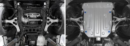 Защита двигателя для Porsche Cayenne (2014-2018) № 333.5824.2