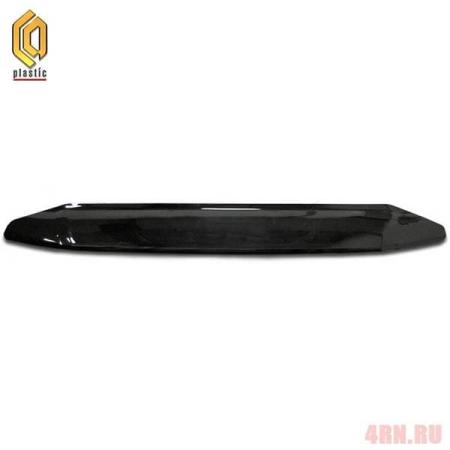 Дефлектор капота CA Plastic Classic черный для Volkswagen Caravelle (2009-2015) № 2010010110888