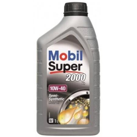 Масло моторное 10W40 MOBIL 1л полусинтетика MOBIL SUPER 2000 X1 артикул 152569