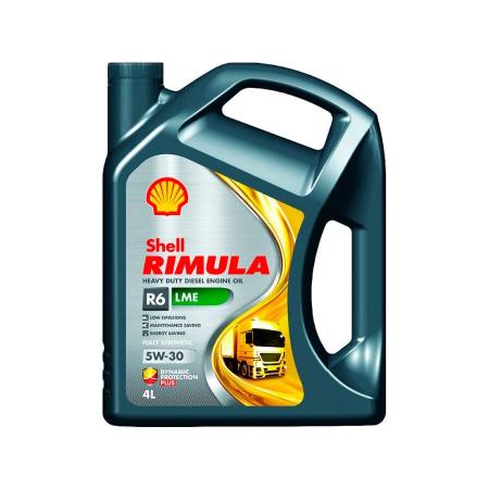 Масло моторное Shell Rimula R6 LME 5W30 синтетическое 4л 550044887