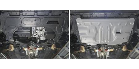 Защита картера и КПП для Volkswagen Polo седан, хэтчбек (2010-2020) № AM333.5842.1