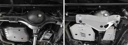 Защита дифференциала заднего моста для Suzuki Jimny 4WD (2019-2025) № 2333.5523.1.6