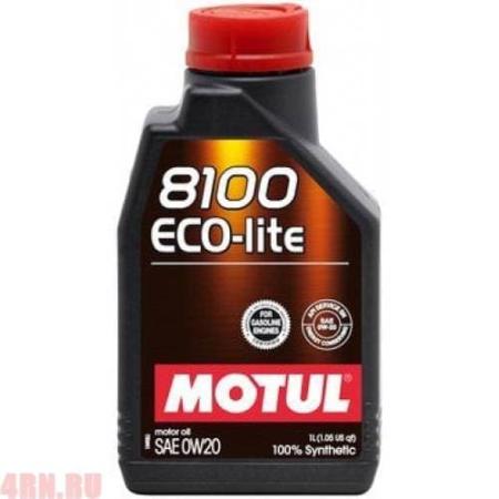 Масло Motul 8100 Eco-Lite 0W20 SN/CF моторное синтетическое 1л