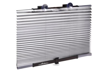 Шторка солнцезащитная на лобовое/заднее стекло, светоотражающая, раздвижная (65 см) № ASPS-FB-01