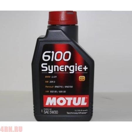 Масло Motul 6100 Synergie+ 5W30 моторное 1 л