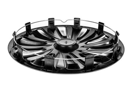 Колпаки колесные MICHELIN 17", "Калибр", серебристо-черные, 4 шт. № 300239