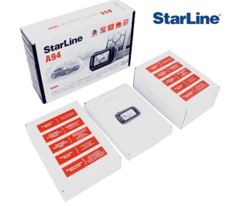 Автосигнализация StarLine с автозапуском и GSM № A94 CAN + LIN GSM