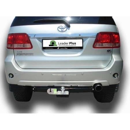 Фаркоп Лидер Плюс усиленный с кованым фланцевым шаром для Toyota Fortuner (2012-2016) № T122-F