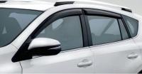 Дефлекторы окон Toyota оригинальные дымчатые для Toyota RAV4 (2015-2018) № PW162-0R000