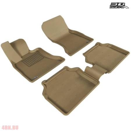 Коврики салона Sotra Liner 3D Lux бежевые для BMW 5-Серия F07 Gran Turismo (2011-2016) № ST 74-00431