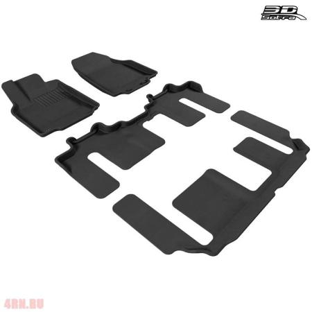 Коврики салона Sotra Liner 3D Lux для Mazda CX-9 (2007-2016) 3 ряда № ST 74-00422