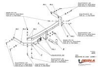 Фаркоп Imiola для Mazda 6 хэтчбек, седан, универсал (2008-2012) № X.018