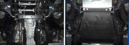 Защита КПП для Ford Ranger (2012-2015) № 111.1831.1