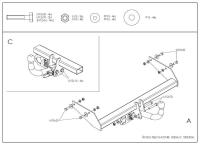 Фаркоп Galia для Skoda Felicia универсал, Vanplus (1996-2002) № S083A