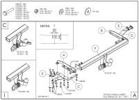 Фаркоп Galia для Toyota Corolla Verso (2004-2009) № T053A