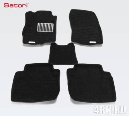 Коврики салона Satori Liner 3D Basic текстильные для Mitsubishi Outlander (2012-2022) № SI 05-00220