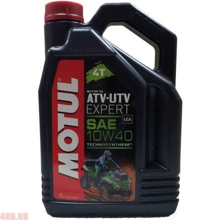 Масло Motul ATV UTV Expert 10W40 моторное 4 л