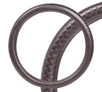 фотографии оплетка из искусственной кожи с тиснением (коричневый), l 40см awc-sl-04l