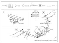 Фаркоп Galia для Peugeot Partner (1996-2007) № C043A