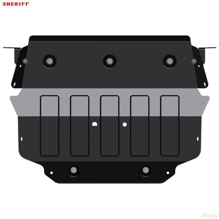 Защита картера и КПП для Volkswagen Touran (2010-2015) № 26.3343