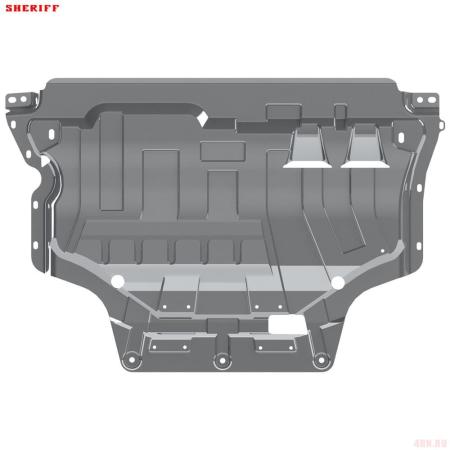 Защита картера и КПП для Volkswagen Touran (2016-2024) № 26.3708