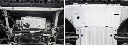 Защита двигателя для Audi Q8 (2018-2025) № 333.0348.1