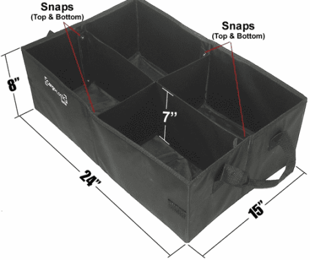 Сумка-органайзер Cargo-Logic черная № PT427-00120 