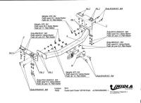 Фаркоп Imiola усиленный для Lexus GX 460 (2009-2023) № T.052