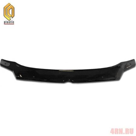 Дефлектор капота CA Plastic Classic черный для Volkswagen Golf Plus (2009-2014) № 2010010108830