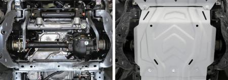 Защита двигателя для Mitsubishi L200 (2015-2023) № 333.4041.2