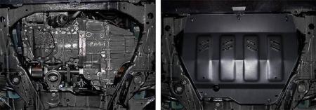 Защита двигателя и КПП для Mercedes Vito (W447) МКПП FWD (2015-2025) № 111.3937.1