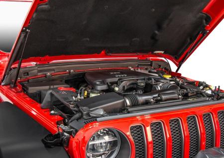 упоры капота для jeep wrangler (2017-2025) 2 шт. № ujewra011